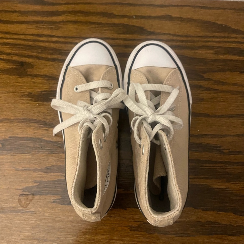 Converse Kids Beige High-Top Sneakers